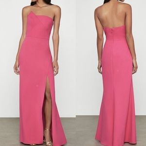 BCBG strapless gown